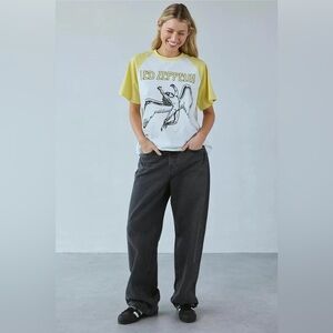 Urban Outfitters Led Zeppelin 1977 Graphic Raglan Tee